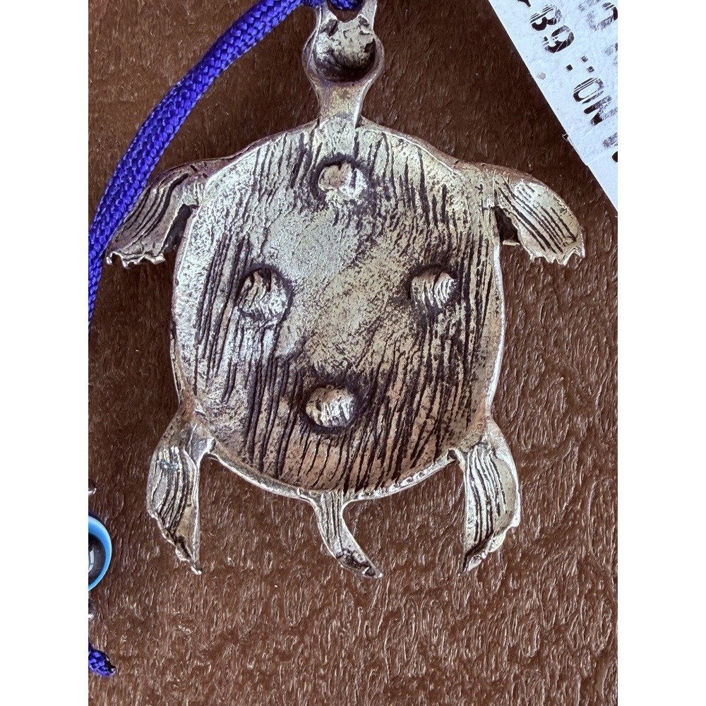 Turtle Charm & Evil Eye Protection Keychain - Picture 4 of 6